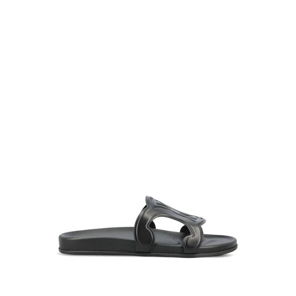 Celine Men Triomphe Leather Slides